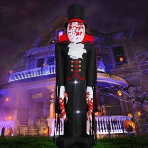 Halloween Inflatable New Lulu Home 9FT Giant Blow Up Faceless Bloody Vampire